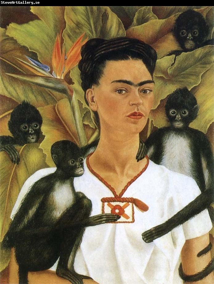 Frida Kahlo The monkey and i